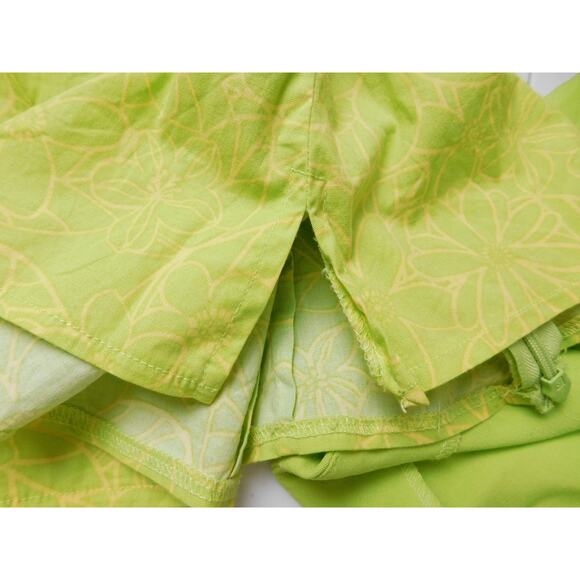 Vintage CDC Caren Desiree Company Outfit 8 Top & Pants Lime Green Yellow Floral - Picture 13 of 13
